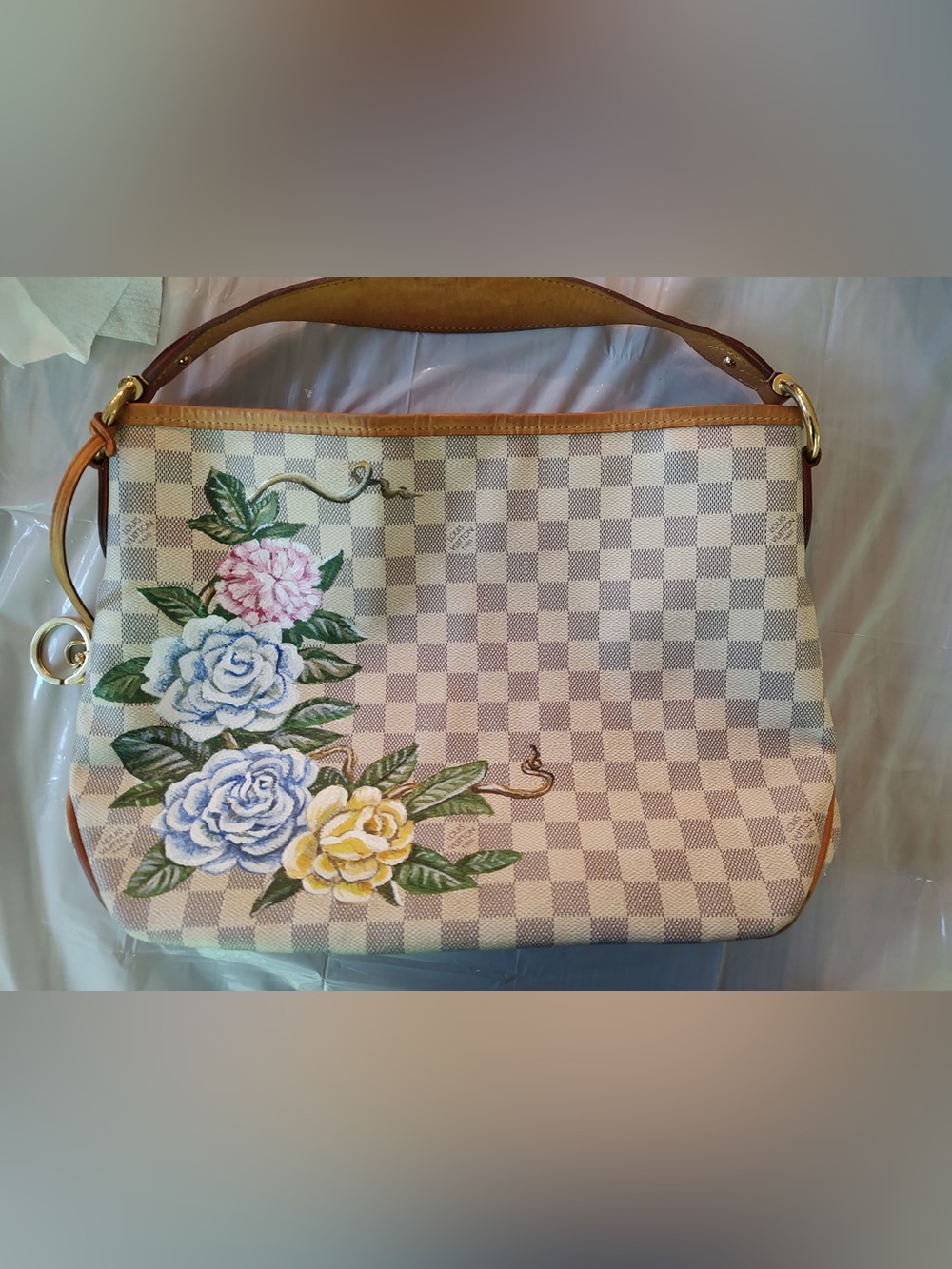 Louis Vuitton Damier Purse Single Strap with Coa - Picture 2 of 16